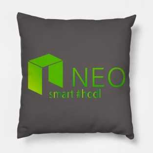 "NEO, smart #hodl" Pillow