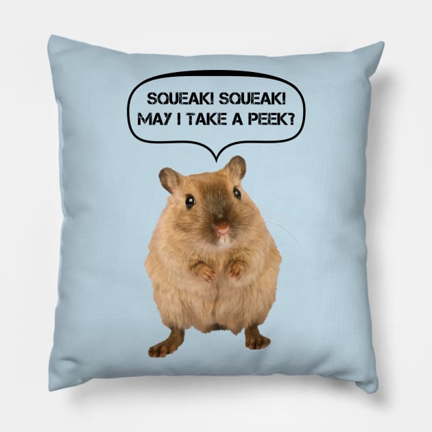 Hamster Squeak Pillow by MonkeyBusiness