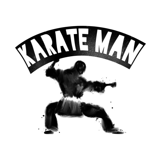 Karate Man by ILYOart