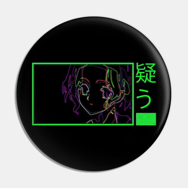 Distrust - 疑う Pin by RAdesigns