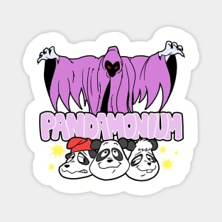 Pandamonium Cartoon Magnet