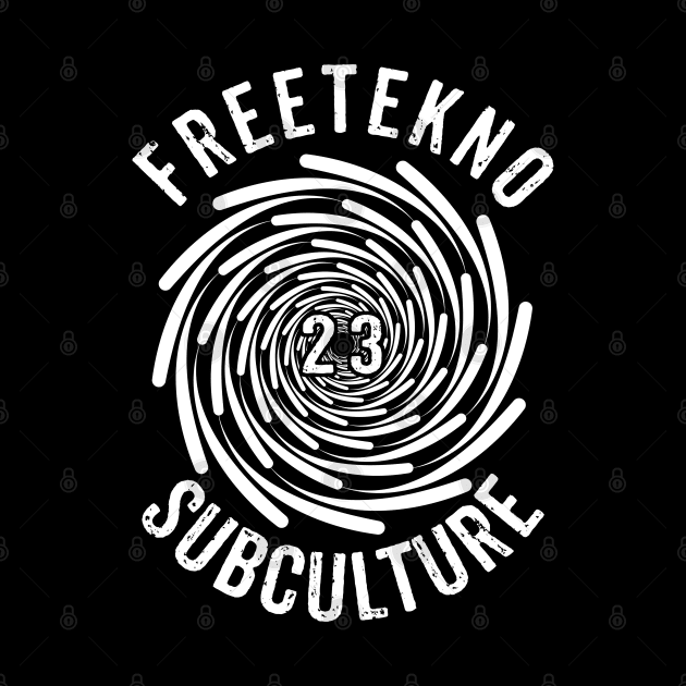 Free Tekno 23 for Free People Subculture by T-Shirt Dealer