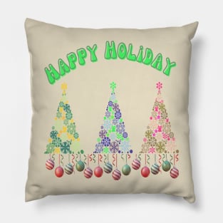 Christmas gift idea, beautifully styled Christmas trees. Pillow