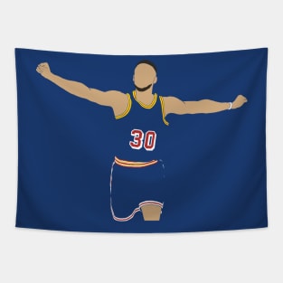 Steph Curry Celebration Tapestry