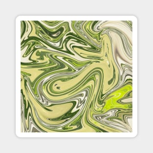 Shiny Green liquid marble by Minimal DM Magnet