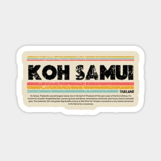 Koh Samui Thailand Magnet