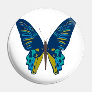 Blue Butterfly Pin