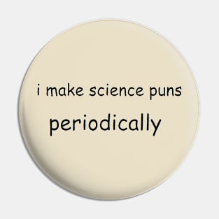 Science Puns Pin