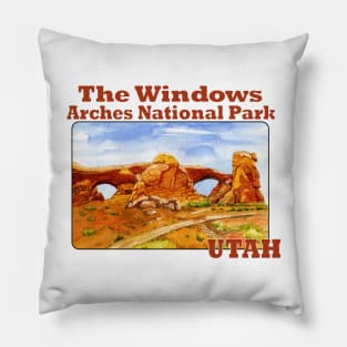 The Windows, Arches National Park, Utah Pillow