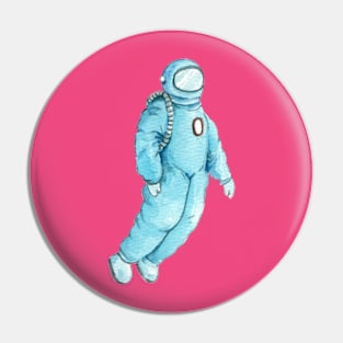 Astronaut Spacetravel Artwork Pin