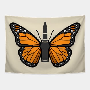 Bullet with Butterfly Wings Tapestry