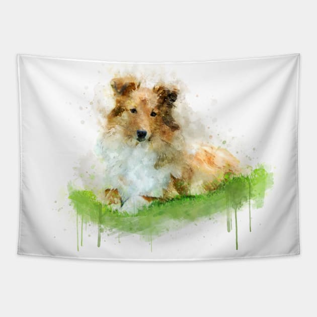 Shetland Sheepdog / sheltie Tapestry by PetsArt