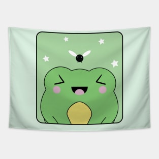 Dreaming Frog Among the Stars Tapestry