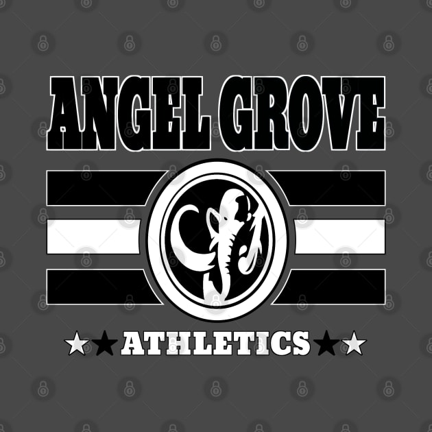 Angel Grove Athletics - Black by Vitalitee