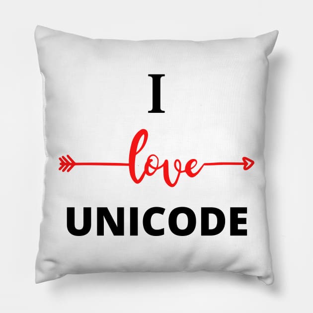 Unicode Pillow by merysam