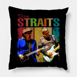 Money for Nothing, Threads for Everything Straits Band-Inspired Apparel Rules Your Wardrobe Pillow