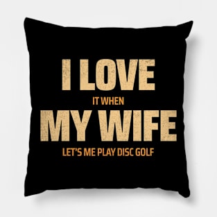 disc golf Pillow