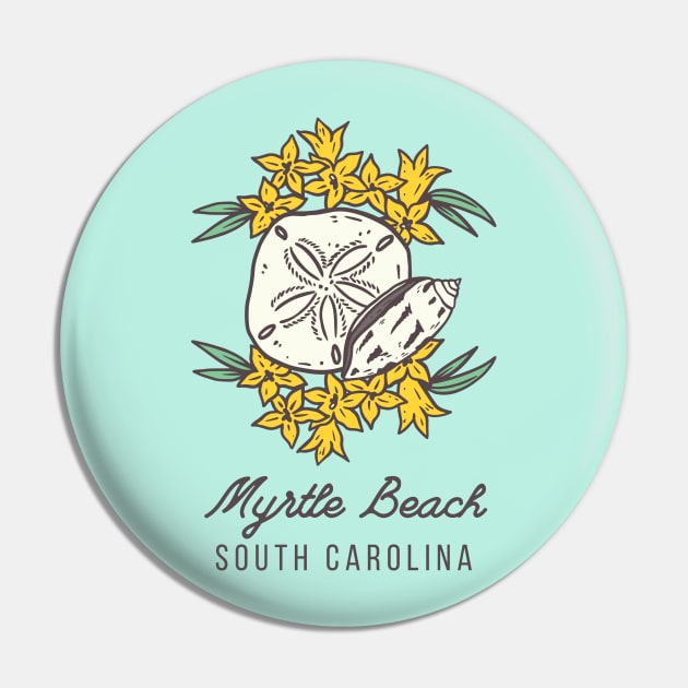 Myrtle Beach South Carolina SC Tourist Souvenir Pin by carolinafound