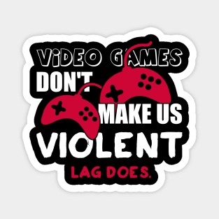 Video-games (white) Magnet