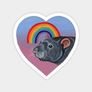 Rainbow Rat Magnet