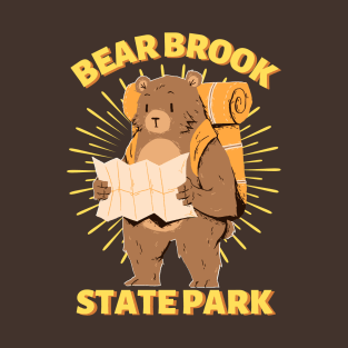 Bear Brook State Park Camping Bear T-Shirt