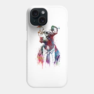 Hipster dog #dog Phone Case