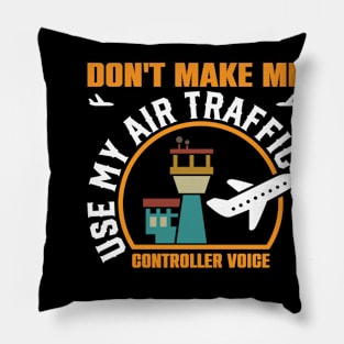 Air Traffic Controller Voice ATC Flight Control Pillow