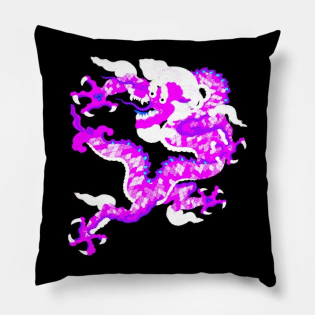 Dragon 1205 Pillow by cutequokka