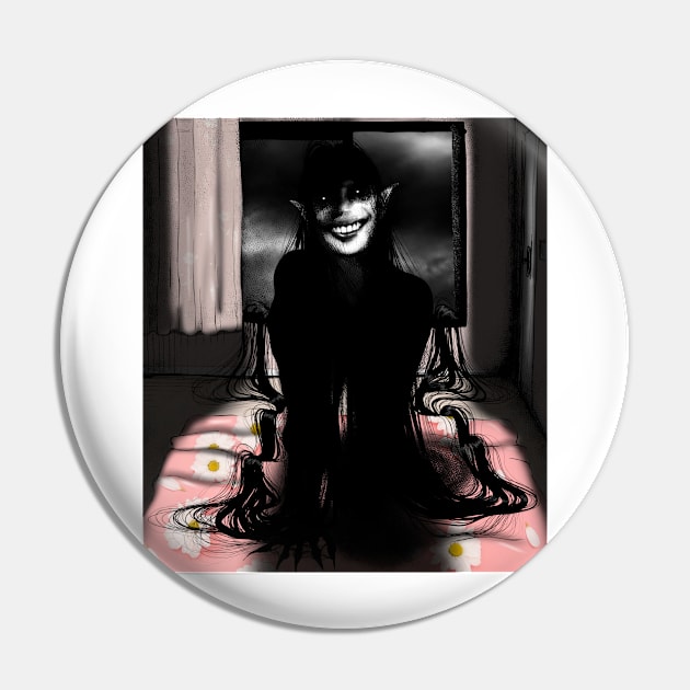 Night Paralysis Pin by MaliceGhoul