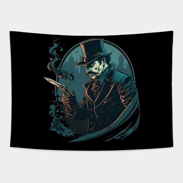 jack the ripper Tapestry by Trontee