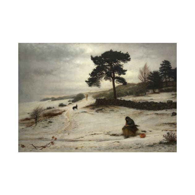Blow Blow Thou Winter Wind by John Everett Millais by Classic Art Stall