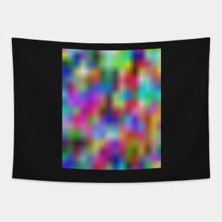 Colors Blur Pattern Design Tapestry