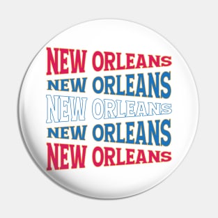 TEXT ART USA NEW ORLEANS Pin