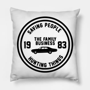 Saving People Hunting Things Pillow