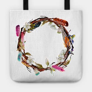 Boho Wreath Tote