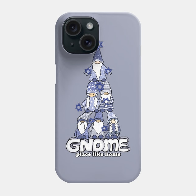 Gnome Place Like Home- Hanukkah Phone Case by BlueTiger