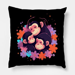 Monkey Mothers Day Pillow