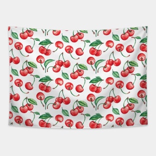 Red Cherry Fruit Pattern Tapestry