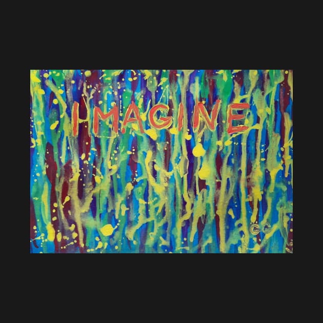 Imagine, abstract art, artist, Garry Greenwood by GarryGreenwood