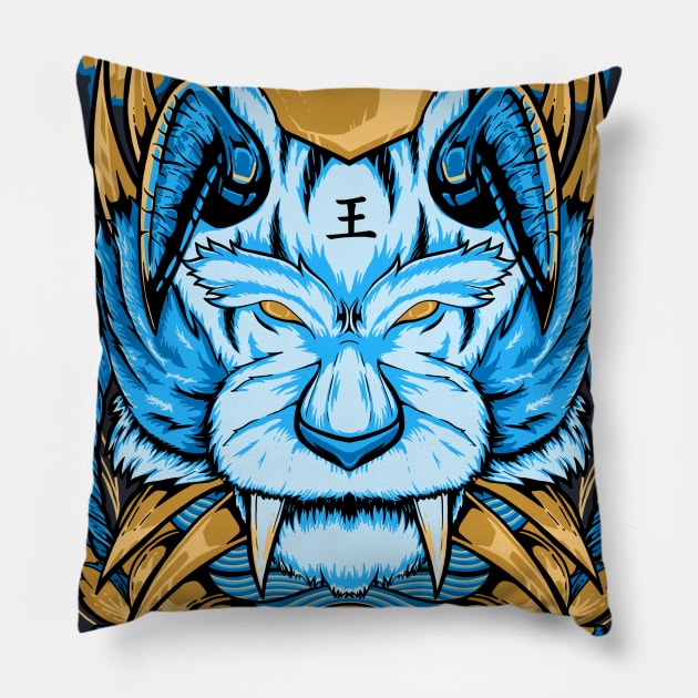 Byakko Pillow by PharmArtist