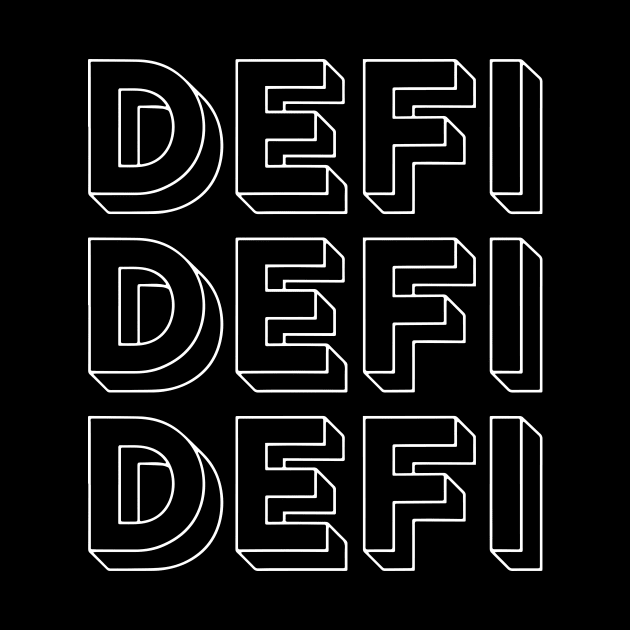 DeFi - DeFi Decentralized Finance Crypto Future Of Finance by ArchmalDesign