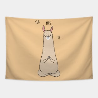 Namaste Llama Tapestry