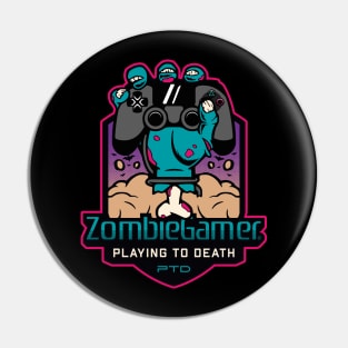 ZOMBIE GAMER Pin