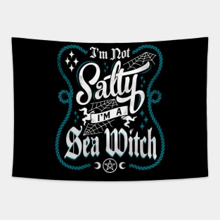 Salty Witch - Funny Goth Tapestry