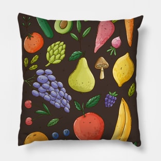 Fruits and Veggies Pillow