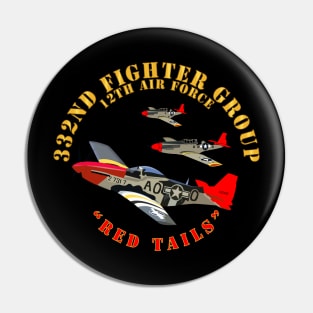 AAC - 332nd Fighter Group - 12th AF - Red Tails Pin