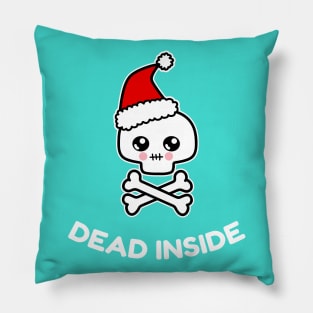 Yami Kawaii Christmas Dead Inside Pillow