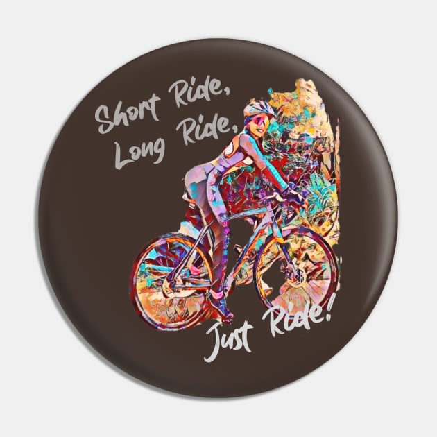 Short Ride, Long Ride, JUST Ride! (girl on bike) Pin by PersianFMts