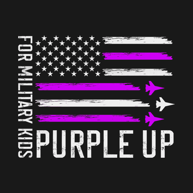 purple up for military kids by WILLER