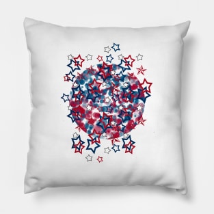 Stars and Splats Pillow